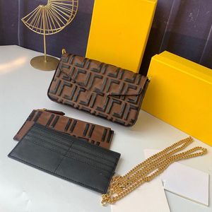 Wholesale women cross body leather bag resale online - New Fashion Womens Luxurys Designers Messenger Bag Chain Bags Crossbody Handbags F8BS033 Purses Wallets cardholder