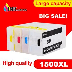 Wholesale canon refillable ink cartridges resale online - Color PGI1500 PGI1500XL Refillable Cartridge With Permanent Chip For Canon PGI MAXIFY MB2050 MB2350 Inkjet Printer Empty Ink Cartridges
