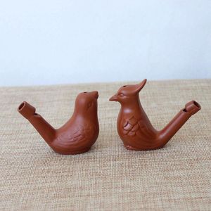 Wholesale waters instruments for sale - Group buy Ceramic Water Bird Whistle Cardinal Novelty Items Waters Warbler With loop Educational Musical Instrument