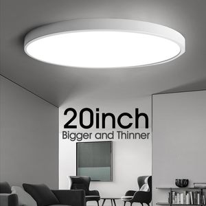 Ultra thin Led Ceiling Light Modern inch Large Broad Lamp AC85 V Surface Mount Flush Panel Lighting For Living Room Bedroom