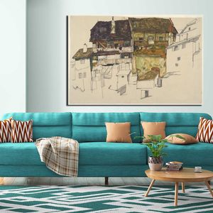 Paintings Canvas Modular Egon Schiele Picture Home Decoration Expressionism Wall Art House Modern Prints Retro Painting For Bedroom Poster