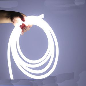luminescente led venda por atacado-Tiras de graus Luminescência ao ar livre à prova d água decoração lâmpada LED de alta tensão v tubo redondo flexível luz de néon