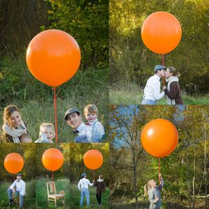 36INCH cm Stora Orange Latex Ballonger Po Scene Party Decoration Födelsedag Bröllop Jul Baby Shower Decor Helium Balloon