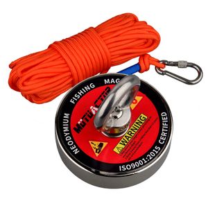 magnet halten großhandel-700BLS Neodym Rettungsfischen Fischerei Magnet mit Seil Metall Schatz Jäger Magnetic Holding Anheben