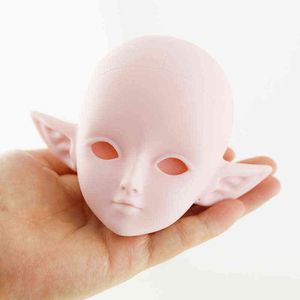 Wholesale doll accessories bjd resale online - 1 Head for cm Doll for DIY Make Up White Skin Nude BJD Doll Accessories Girl Toys DF Princess Fashion Dolls Joint Body H1108