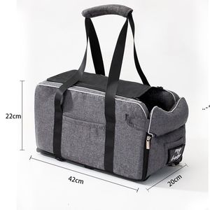 Wholesale dog travel mat resale online - Dog travel nest Pet cat car mat central control kennel does not occupy a seat portable fixed safety seats HHD12286