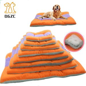 Wholesale car dog mat resale online - Kennels Pens Warm Dog Mat Soft Fleece Bed Blanket Cat Lounger Sofa Cushion For Large Golden Car Seat Cover Husky Kennel