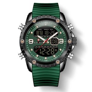 led digital clocks green toptan satış-Saatı Yeşil Yılan Dijital Erkekler İzle M Su Geçirmez Kol LED Kuvars Saat Spor Erkek S Relogios Masculino