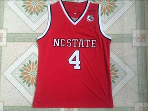 NCAA NC State Wolfpack Dennis Smith Jr College Basketball Jersey Men s T shirt Men Running Top Summer Soccer Trainning Exercise Quick Dry