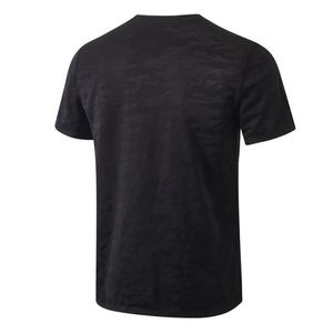 terleme şortları toptan satış-Erkek T Shirt Erkekler Spor Giyim Kısa Kollu Gevşek Kamuflaj Terleme Spor Koşu Eğitimi Yüksek elastik Hızlı Kurutma Giysileri