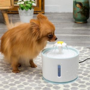 Wholesale dog water drink resale online - Cat Bowls Feeders Automatic Pet Water Dispenser Prevent Leakage Dog Drinking Fountain Ultra Quiet Drinker USB Smart Drink Filter Supplies