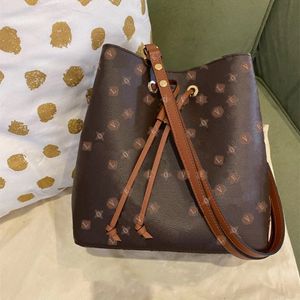 Luxurys Designers NEONOE Crossbody Bag Bucket Handbags Purses Drawstring Women Tote Brand Letter Genuine Leather Bags