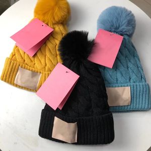 Wholesale mens wool skull cap resale online - Jointly Designed Cold Hats Men and Women Knitted Hat Casual Outdoor Letters Warm Wool Skull Caps with High Quality