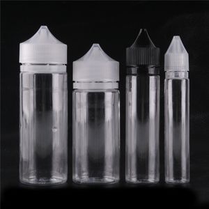 Wholesaleユニコーンの空のボトルペンスタイルの電子液羽目ジュースプラスチックPE空の瓶には 大きな口キャップが付いている30mlの60ml ml mlがあります