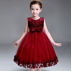 Por mayor Vestidos De Dama De Color Rojo Para Las Niñas - Comprar artículos  baratos de suministro de Argentina en China | DHgate.com
