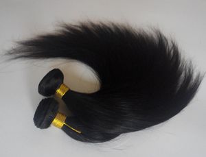 wellen verkaufen. großhandel-Brasilianische reine Menschenhaar Webart inch indische remy Haareinschlagfaden Ausdehnungen heißer Verkauf billig malaysisches mongolisches natürliches gerades Haar