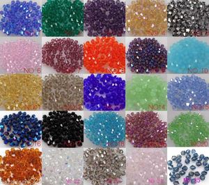 Wholesale 4mm Bicone Loose Crystal spacer Beads 1000pcs/lot For Jewelry Making Supplies Bracelet Necklace DIY Accessories U Pick