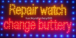 Customized led light signs LED Repair watch change buttery signs neon signs billboard