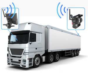 100M GHzワイヤレスリアビューCA LCD車のモニター バックアップカメラのバックビューカメラのトラックのトレーラーバスパーキングビデオシステム