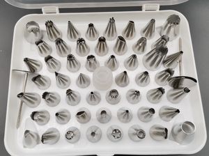 kits de tubulação de gelo venda por atacado-De boa qualidade ferramenta de aço inoxidável de aço inoxidável Decoração Dicas de bicos kit set peça decoração cifra de gelo creme pastelaria cozinha