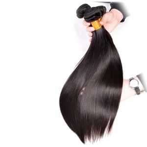 12A Grade High Quality Peruvian Double Drawn Hair Virgin Straight Natural Color Can Be Dyed Cut Down From Young Healthy Girl