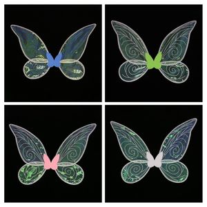 kostüm melek kelebek kanatları toptan satış-Peri Kelebek Melek Kanat Çocuk Kız Parti Fantezi Elbise Cadılar Bayramı Cosplay Için Karnaval Kostüm Fotoğraf Sahne
