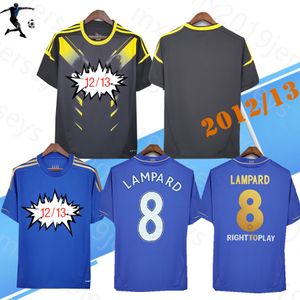 ingrosso numero di calcio 12-2012 Lampard Drogba Home Casa a camicia retrò maglie di calcio Terry Mata Sea dorato numero originale camicie da calcio classiche