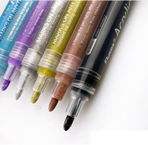 Acrylic Paint Pens PaintMarkers Set Water Based Art Marker Pen Fine Tip for DIY Craft Canvas Ceramic Glass Wood Stone EEB6000
