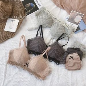 Wholesale show bras for sale - Group buy Support Buy Upper Sexy Lace Bra Small Chest Shows Big Gathering Underwear Close and Auxiliary Breast Ventilates CL9