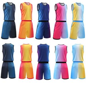 uniformes de equipo sublimados al por mayor-Moda est temporada Kits de camiseta de baloncesto para hombres uniformes sublimados equipo universitario usa ropa de ropa de vínculos