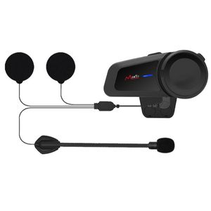 interfone para rádio venda por atacado-Fones de ouvido fones de ouvido MAXTO M2 Capacete de Motocicleta Bluetooth Intercom Headset para pessoas km rádio bidirecional impermeável todos