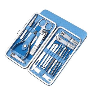 Wholesale professional nail art kits for sale - Group buy Nail Art Kits Set Manicure Kit Clippers Pedicure Stainless Steel Tool Set Professional Grooming