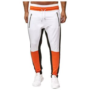 jersey koşu pantolonu toptan satış-Erkek pantolon sweatpants patchwork rahat forması parça koşu spor spor pantolon yüksek kaliteli koşucu koşu