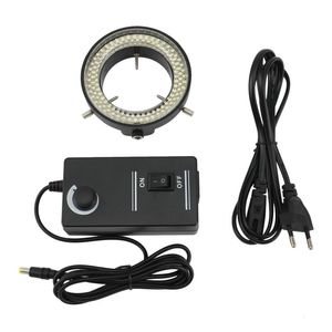 Flitshoofden Verstelbare LED ring Lichtlamp voor industriële stereo Microscoop Trinoculaire digitale videocamera