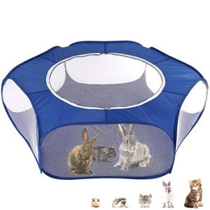 Wholesale folding pet playpen resale online - Dog Houses Kennels Accessories High Quality Portable Pet Playpen Outdoor Indoor Mini Game Folding Fence For Small Animals Cage Tent Puppy