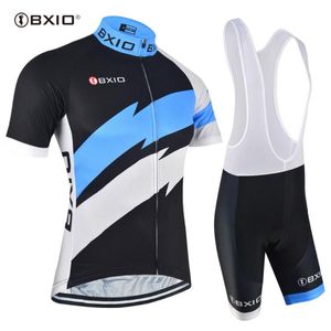bxio toptan satış-Yarış Setleri Bxio Pro Yaz Bisiklet Jersey Set Dağ Bisikleti Giyim MTB Bisiklet Giyim Giymek Maillot Ropa Ciclismo Erkekler
