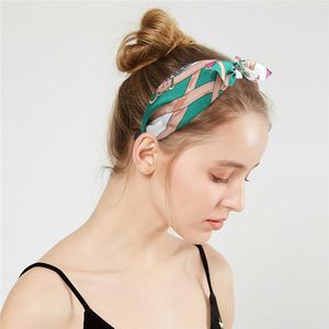 Novelty Chain Print Headbands Retro Style Unique Design Headwear Classic Ins Fashion Elegant Female Hair Accessories