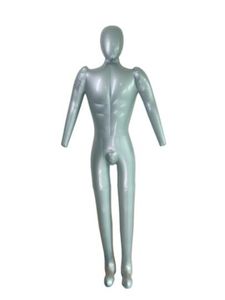 PVC sexig uppblåsbar hand mannequin för kläder manlig realist uppblåsbar torso pvc modell full kroppsdocka pc maniks para ropa m00357