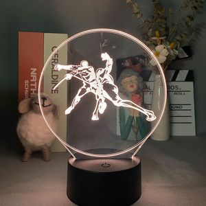 Acrylic D Lamp LED Nightlight Fencing Image Night Light Bluetooth Speaker Unique Birthday Gift for Decor