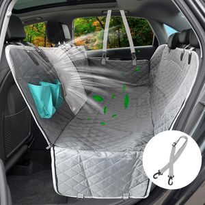 Wholesale rear seat protector dog for sale - Group buy Car Seat Covers Zipper Hammock Cushion Pet Protector Carrier Tool Rear Back Mat View Frontside Mesh Dog Cover