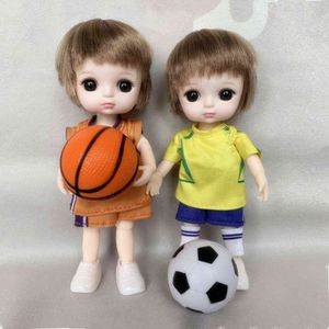 Wholesale bjd accessories for sale - Group buy New BJD Joint Movable Cm Doll Cute Sport Boy with Accessories Fashion Dress Up Doll Clothes Set Girl DIY Toy Gift H1108