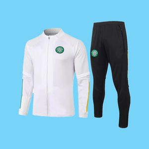 kelt eşofman toptan satış-2020 Celtic Survetement Ceket Eğitim Takım Elbise Futbol Eşofmanlar Kahverengi Griffiths McGregor Eşofman Futbol Ceketler Eşofman Seti