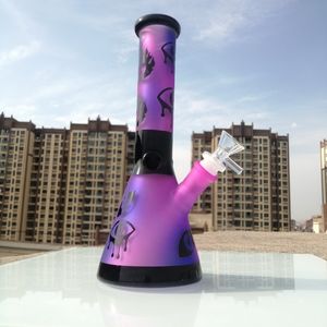 Glass Water Bongs Hookahs Tue Pipe Smoking Beaker Base Dab Rigs Thick Glass Bong Ice Catcher Bubbler Dabber Smoke With mm Bowl