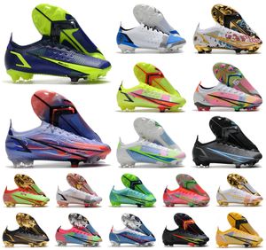 2022 Men Va pors Dragonfly XIV Elite FG Soccer Shoes SE Recharge CR110 Ronaldo KM10 New Season PACK Low Women Kids Football Boots Cleats Size