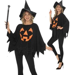 Halloween Kostuum Heks Kostuum Cosplay Kostuum Volwassen Vrouwelijke Wizard Pumpkin Witch Suit_yw