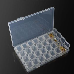 caixa de armazenamento de ponto cruz venda por atacado-Caixas de Armazenamento Caixa Caixa de Plástico Multi Function para Cross Stitch Diamante Jóias Parafuso Beads Home Organizer Acessórios