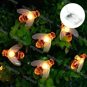 Christmas Lights Bee String Lamp M M Holiday Party Decorate Santa Claus Snowflake Warm White Use AAA Battery V Epacket
