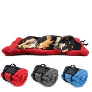 Wholesale nylon dog beds for sale - Group buy Kennels Pens Folding Pet Dog Bed Pad With Nylon Buckles Water Resistant Mattress Portable Sleeping Mat Pets Supply For Outdoor Travel