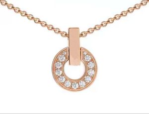High quality luxury diamond necklace pendant starry sky disc filled with diamonds original gift box packaging