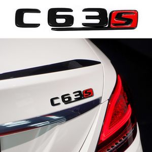 amg gövde amblemi toptan satış-AMG C Class W204 için Araba Tuning W205 C63 C63S Mektup Logosu D ABS Sticker Araba Arka Bagaj Amblem Namlak Çıkartmaları